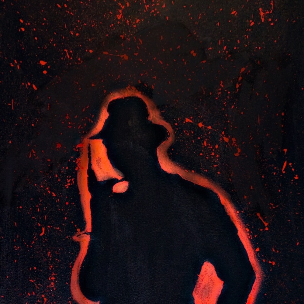 Acrylic canvas Freddy Krueger painting
